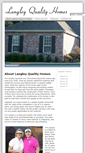 Mobile Screenshot of langleyqualityhomes.com